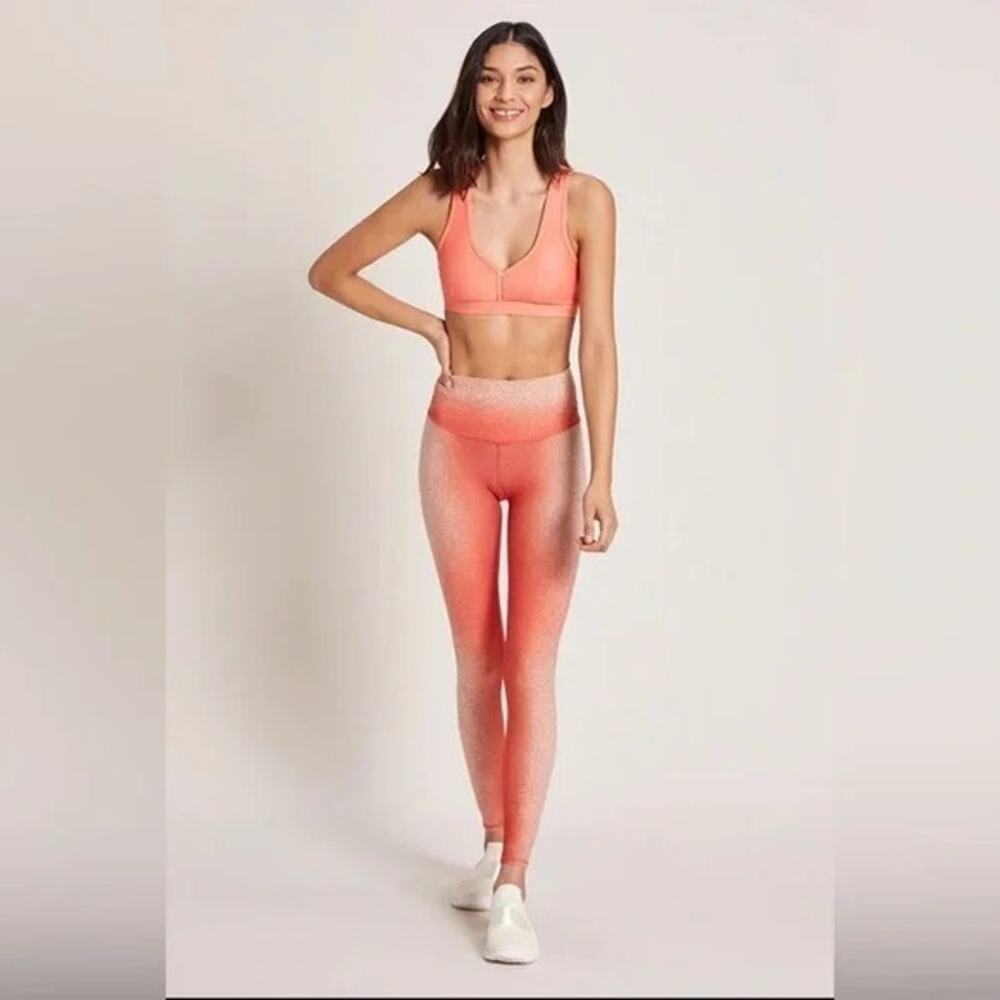 Niyama Sol Shagreen Coral Barefoot Leggings